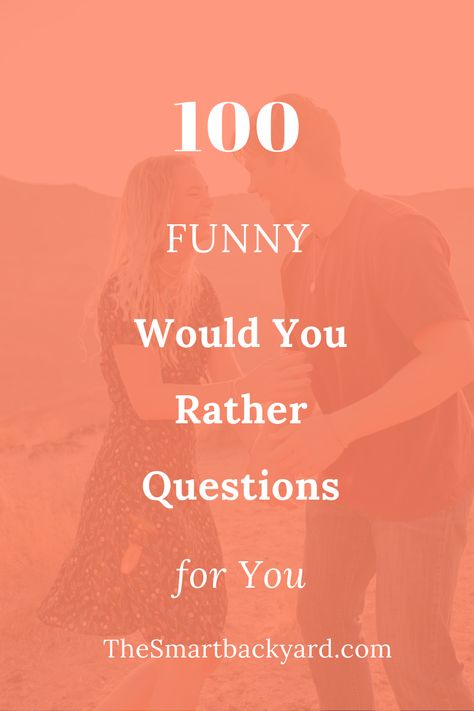 Funny Would You Rather Questions image Funny Would You Rather For Adults, Would U Rather Question Hilarious, Funny Relationship Questions, Would You Rather Funny, Funny Questions To Ask Your Girlfriend, Weird Would You Rather Questions, Silly Would You Rather Questions, Couples Would You Rather Questions, Weird Questions Funny