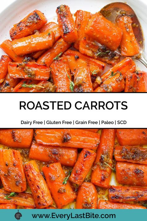 Baby Carrots Side Dish, Best Roasted Carrots, Carrots Recipe Healthy, Easy Roasted Carrots, Paleo Easter, Carrot Side Dish, Coriander Sauce, Carrot Recipes Side Dishes, Gluten Free Dairy Free Dinner