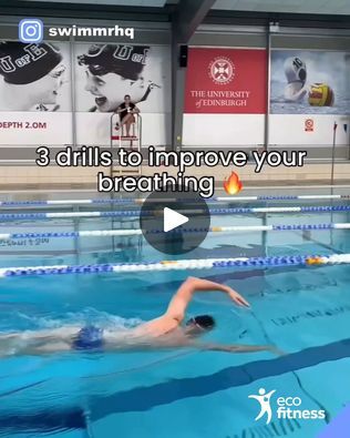 11K views · 675 reactions | Improve your freestyle swimming technique | Improve your freestyle swimming technique with these simple drills focused on breathing.

Breathing is often the number one challenge swimmers face, but... | By Eco Fitness Swimmer's WorldFacebook Swimming Technique, Freestyle Swimming, Swimmers, Drills, Number One, Improve Yourself, University, Swimming