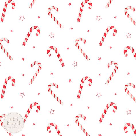 Christmas Cute Background, Christmas Repeat Pattern, Christmas Designs Pattern, Christmas Pattern Illustration, Christmas Pattern Background, Candy Cane Background, Candy Cane Pattern, Christmas Candy Canes, Candy Pattern