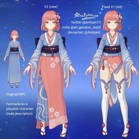 2d skin by me. Don't repost on pinterest or twitter, just save/share from my accounts, and everywhere else put credits. See observations in the link. Yes, I adress the short kimono discussion there. #genshin #genshinimpact #genshinimpactedit #digitalart #fanart #genshinimpactfanart #genshinfanart #genshinfanarts #genshinskins #skinsedit #kimono #feminism #culturalappropriation Fanmade Genshin Characters, Inazuma Oc Genshin, Yae Miko Redesign, Genshin Impact Oc Outfit Ideas, Inazuma Oc, Genshin Skins, Genshin Ocs, Genshin Oc, Japanese People