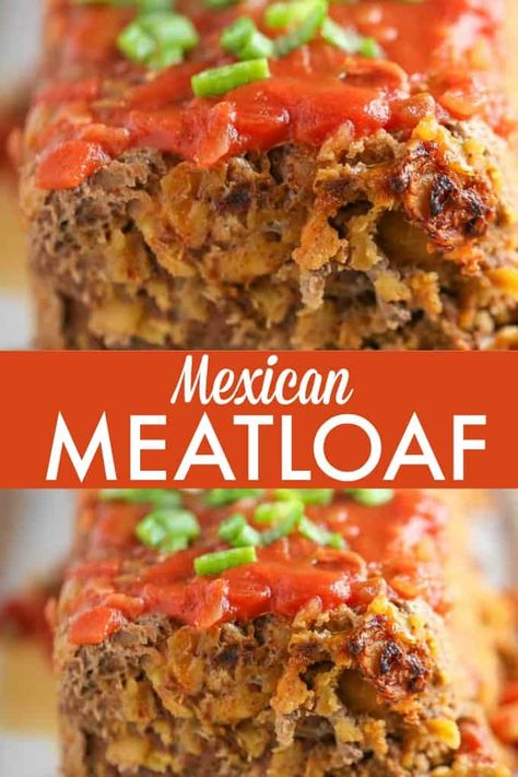 Spicy Meatloaf Recipes Best, Mexican Turkey Meatloaf, Meatloaf Made With Salsa, Southwest Meatloaf Recipes, Tex Mex Meatloaf, Simply Stacie Recipes, Meatloaf With Salsa Recipe, Mexican Meatloaf Recipes Easy, Mexican Style Meatloaf