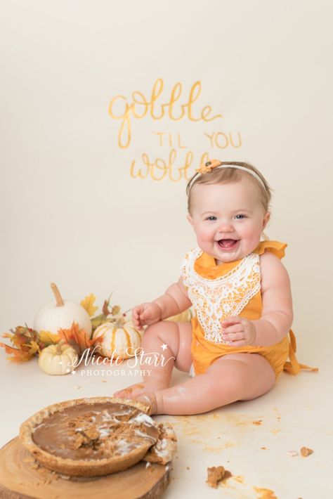 Fall First Birthday, Fall 1st Birthdays, Pumpkin Birthday Parties, Pumpkin 1st Birthdays, Pumpkin First Birthday, Baby Cake Smash, Thanksgiving Pictures, Twins 1st Birthdays, Twin First Birthday