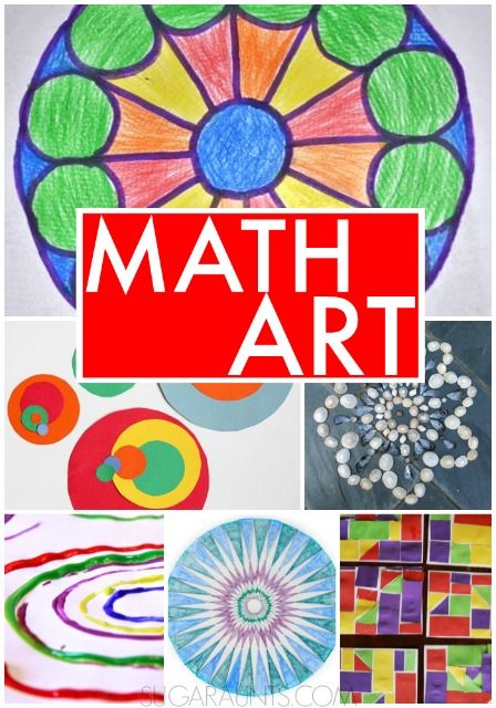 Math and art have gone together since early artists began creating.  Many great works of art contain mathmatics, from buildings and pottery to paintings and statues.  Today on Share It Saturday, we’re featuring math and art activities that kids can explore while learning through creative expression.  Combining math and art in kids’ activities can be a great ... Read More about Math Art Activities Math Art Activities, Maths Art, Math Art Projects, Art And Math, Art Learning, Arts Integration, Math Projects, Math Art, Homeschool Art