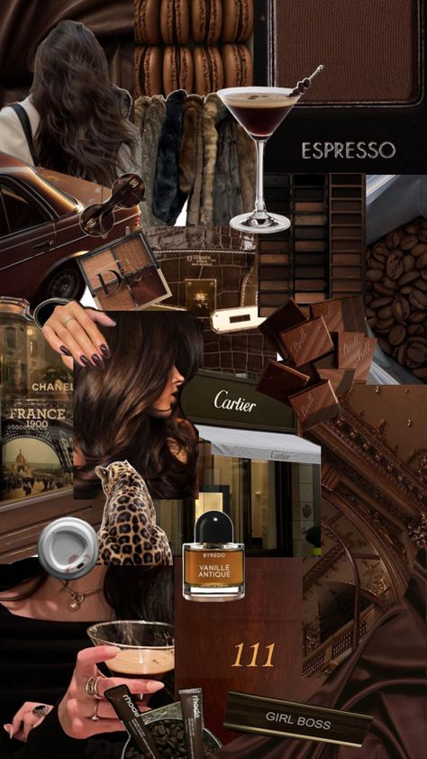 Brown espresso luxury girl Entj Aesthetic Outfit, Entj Aesthetic, Espresso Girl, Mocha Girls, J Lo Fashion, Shuffles Aesthetic, Wallpaper Books, Brunette Aesthetic, Ali Rose