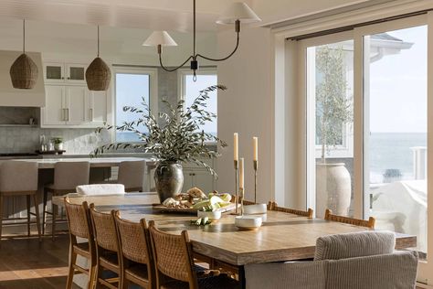 Fresh Design, Classic Pieces, and A True Sense of Style, With A Pure Salt Point of View. Kitchen Dining Room Combo, Pure Salt Interiors, Pure Salt, House Dining Room, Cozy Chair, Dining Room Inspiration, Fresh Design, Start The Day, Dining Room Design