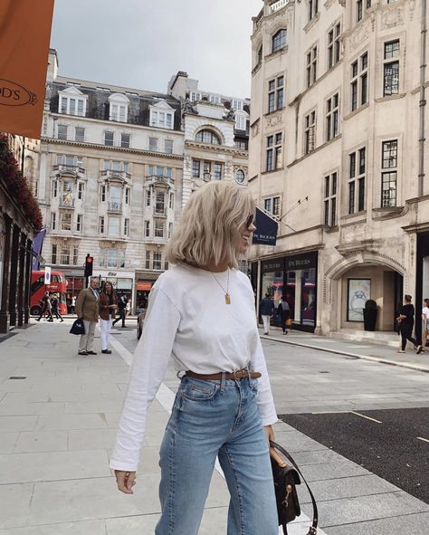 Laura Jade Stone Jeans, Lara Jade Stone, Bob Blond, Lara Jade, Laura Jade Stone, Outfit Inso, Style Moodboard, London Today, Fall Clothing