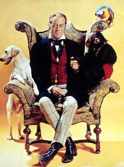 Dr. Doolittle was one of my favorite movies growing up and I still watch it whenever I can. I love love love Rex Harrison. Dr Doolittle, Dr Dolittle, Back In My Day, Fantasy Films, Family Movies, About Time Movie, Classic Films, Film Movie, Cultura Pop