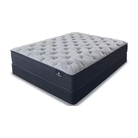 Serta® Lux Chamblee Firm - Mattress + Box Spring , Color: Blue - JCPenney Mattress Box, Affordable Mattress, Adjustable Bed Frame, Box Springs, Soft Mattress, Mattress In A Box, Mattress Box Springs, Firm Mattress, Mattress Pads