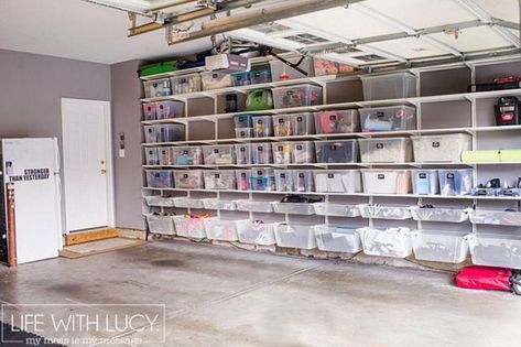 IKEA Algot Closet Organizing System | Apartment Therapy Algot Ikea, Garage Organization Shelves, Ikea Algot, Garage Organization Systems, Garage Organization Tips, Garage Organisation, Garage Storage Solutions, Basement Storage, Closet Organizing Systems