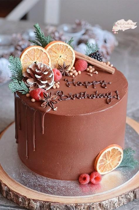 Weeks Till Christmas, Winter Torte, Profiterole, Christmas Cheesecake, Chocolate Cake Designs, Christmas Cake Designs, Beautiful Cake Designs, Adventure Seeker, Christmas Cake Decorations