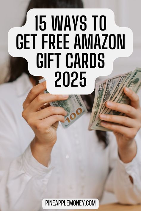 15 Ways To Get Free Amazon Gift Cards 2025 Ebt Card Hacks, Financial Knowledge, Amazon Card, Target Gift Cards, Get Gift Cards, Target Gifts, Saving Strategies, Survey Sites, Walmart Gift Cards