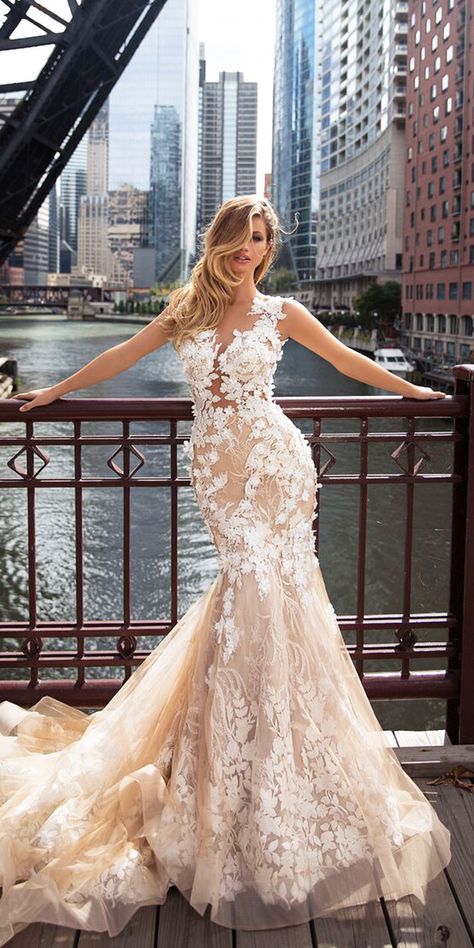 Fairytale Milla Nova Wedding Dresses 2018 ★ See more: https://weddingdressesguide.com/milla-nova-wedding-dresses/ #bridalgown #weddingdress Lace Wedding Dress Sleeveless, Dresses Country, Milla Nova, Bridal Gowns Mermaid, Pink Wedding Dresses, Red Wedding Dresses, Mermaid Wedding Dresses, Backless Wedding, Bohemian Wedding Dresses