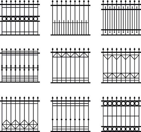 Gates And Fences, Porte In Ferro, Garden Railings, Iron Garden Gates, Fence Gate Design, Gates And Railings, Gate Designs, Wrought Iron Design, Wrought Iron Decor