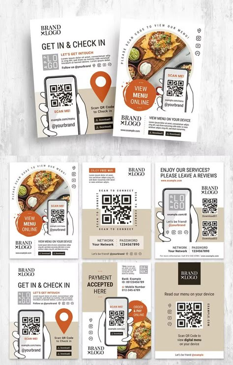 Business Flyer Design Templates, Hotel Creatives, Qr Code Stand, Marketing Skincare, Qr Code Display, Adobe Illustrator Templates, Marketing Internship, Standing Banner, Company Profile Design Templates