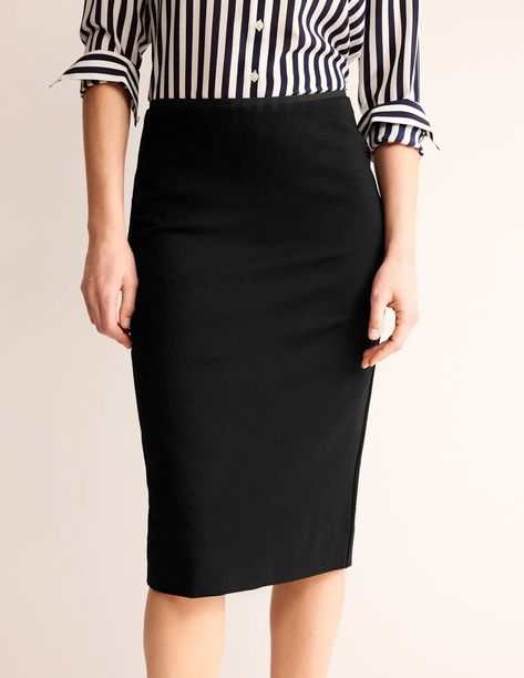 Ponte Skirt, Boden Uk, Make It Easy, Skirt Black, Hampshire, Make It, Comfort Fit, Sleek, Skirt