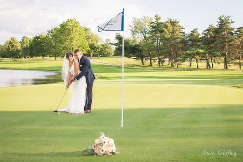 Golf Course Wedding Photos, Wedding Golf, Golf Chipping Tips, Golf Stretching, Chipping Tips, Prom Pics, Golf Chipping, Golf Course Wedding, Flexibility Training