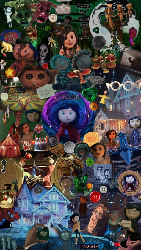 Coraline #coraline #aesthetic #fyp #trippy ￼#dreamcore #weirdcore #kp26 Coraline Aesthetic, Dreamcore Weirdcore, Coraline, Home Ideas, Energy, Collage