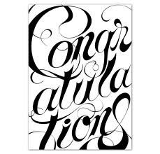 Congratulations, Card Design, Typography, Decorative, Swirls, Calligraphy Congratulations Typography Design, Congratulations Card Design, Congratulations Typography, Typo Design, Lettering Styles, Vintage Type, Design Typography, Congratulations Card, Handwriting