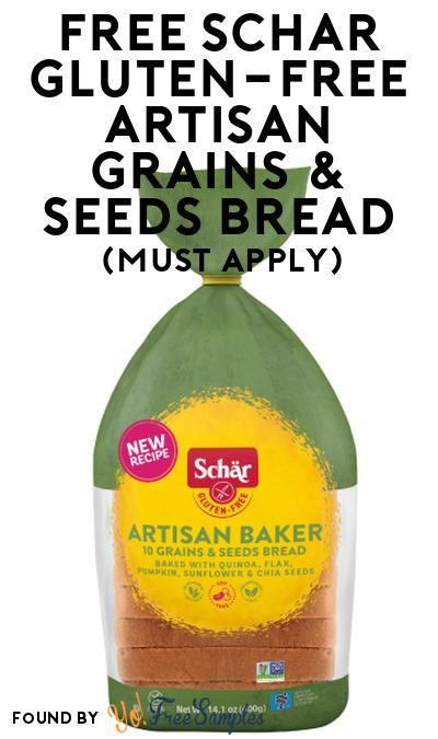 FREE Schar Gluten-Free Artisan Grains & Seeds Bread At Social Nature (Must Apply) https://yofreesamples.com/food-samples/free-schar-gluten-free-artisan-grains-seeds-bread-at-social-nature-must-apply/ Seeds Bread, Schar Gluten Free, Food Samples, Seed Bread, Free Coupons, Chia Seeds, Free Stuff, Bread Baking, New Recipes