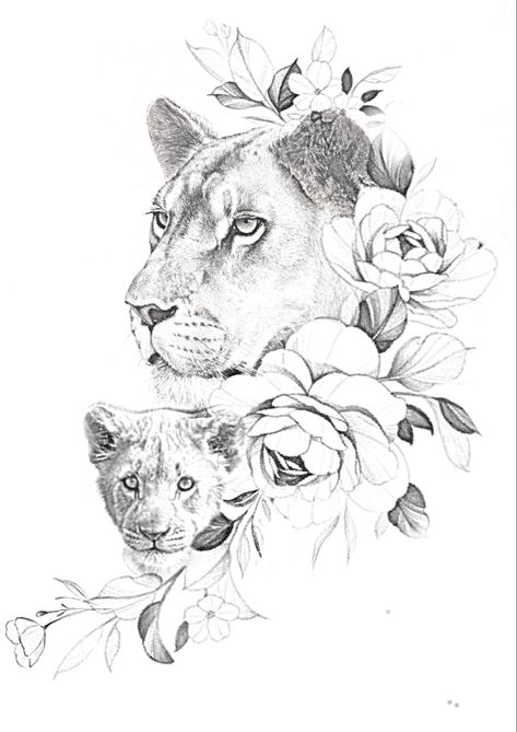 Female Lion Tattoo, Tier Tattoo, Lioness Tattoo, Lion Tattoo Sleeves, Leo Tattoos, Lion Tattoo Design, Hip Tattoos Women, Inspiration Tattoos, Thigh Tattoos Women