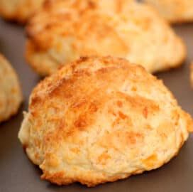 Coconut Flour Biscuits- Just 4 Ingredients! - The Big Man's World ® Coconut Flour Biscuits, Maple Ham, Recipes Using Coconut Flour, Savory Biscuits, Bacon Biscuits, Fig Preserves, Savory Sides, The Chew Recipes, Baking With Coconut Flour