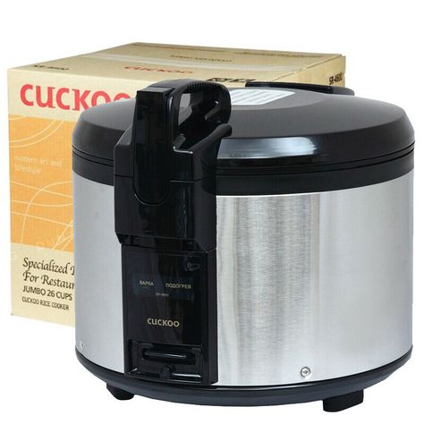 CUCKOO KOREAN COMMERCIAL RICE COOKER SR4600 4.6 Litre for Restaurant Takeaway · $188.00 Korean Commercial, Japanese Sushi Rice, Cuckoo Rice Cooker, Chinese Rice, Rice Cookers, Japanese Sushi, Sushi Rice, Quick Cleaning, Rice Cooker