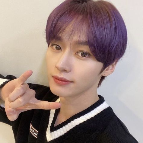 Gonna Love You, Hair Icon, Lee Know Stray Kids, Kids Icon, Lee Minho, Lee Min Ho, Purple Hair, Messy Hairstyles, My Only Love