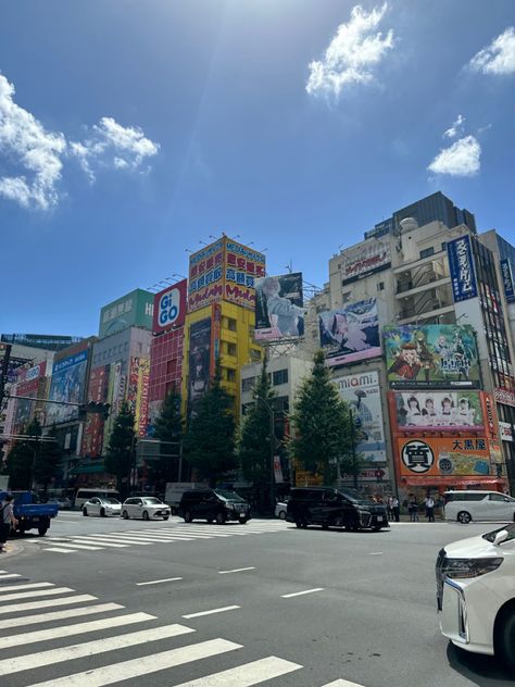 Akihabara- Tokyo, Japan summer in japan Tokyo Summer Aesthetic, Japan Summer Aesthetic, Summer In Tokyo, Tokyo Summer, Japanese Summer, Tokyo Spring Aesthetic, Living In Japan Life, Travel Aesthetic Tokyo, Streets Of Japan Aesthetic