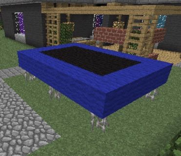 Minecraft Trampoline, Angry Hamster, Mincraft Idea, Mc Builds, Minecraft Houses, Minecraft, Geek Stuff, Building, Quick Saves