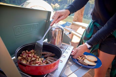 I’m a Food Editor Who Loves to Go Camping, and These Are the 8 Products I Always Pack Henckels Knife Set, Coleman Stove, Coleman Camping Stove, Coleman Camping, Cook With Me, Yeti Cooler, Kitchen Necessities, Backyard Cookout, How To Make Sandwich