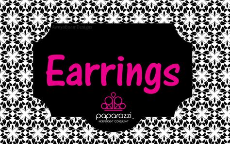 Paparazzi Jewelry Album cover - earrings Paparazzi Banner, Paparazzi Girl, Paparazzi Rings, Paparazzi Games, Paparazzi Advertising, Jewelry Signs, Paparazzi Logo, Paparazzi Quotes, Paparazzi Display