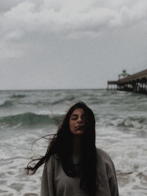 @alanalucier  #adventures #rain #storms #beach #beauty Windy Beach Pictures, Beach Rain Photoshoot, Rainy Beach Pictures, Rain Beach Photoshoot, Stormy Beach Photoshoot, Gloomy Beach Photoshoot, Beach Rain Aesthetic, Cloudy Beach Photoshoot, Moody Beach Aesthetic