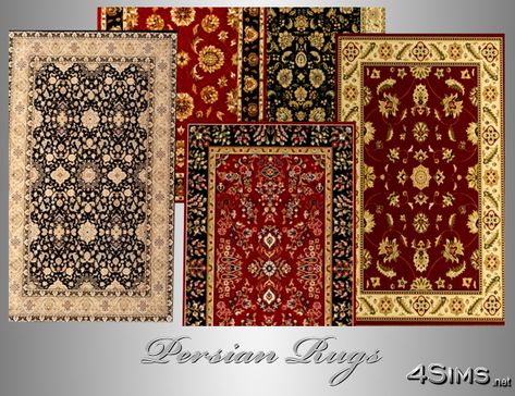 Persian oriental rugs from 4Sims Sims 4 Persian Cc, Victorian Rug, Egyptian Furniture, Sims 3 Cc, Sims 3 Cc Finds, Cc Furniture, Free Sims, Muslim Family, Sims 4 Cc Furniture