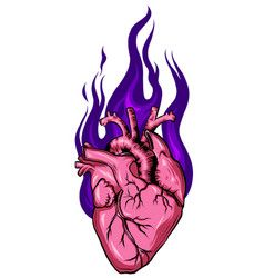 Heart hand drawn sketch isolated on Royalty Free Vector Fire Illustration, Fire Vector, Background For Design, Fire Drawing, Fire Tattoo, Heart Hands Drawing, Heart Illustration, Love Logo, Heart Drawing