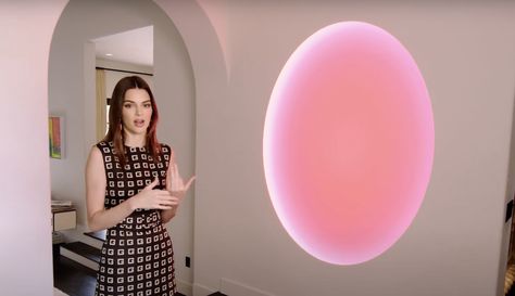 Kendall Jenner Light, Kendall Jenner House, Studio At Home, Jenner House, Kendal Jenner, James Turrell, Lights Artist, Art Studio At Home, Glam Room