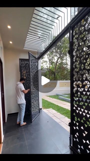 Slide Gate Design, Sliding Folding Gate, Delhi Quotes, Folding Gate Design, Sliding Gate Design, Folding Sliding Doors, Folding Gate, Sliding Folding Doors, Balcony Grill