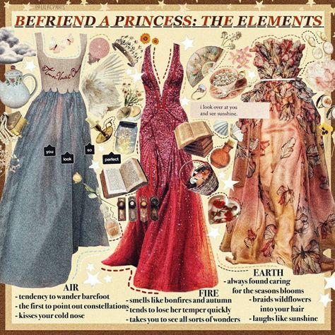 Book Themed Outfits, The Elements Aesthetic, Fire Themed Outfits, Aestethic Pictures, Fairytale Outfits, Elements Aesthetic, Ravenclaw Outfit, Royalty Fashion, Air Fire