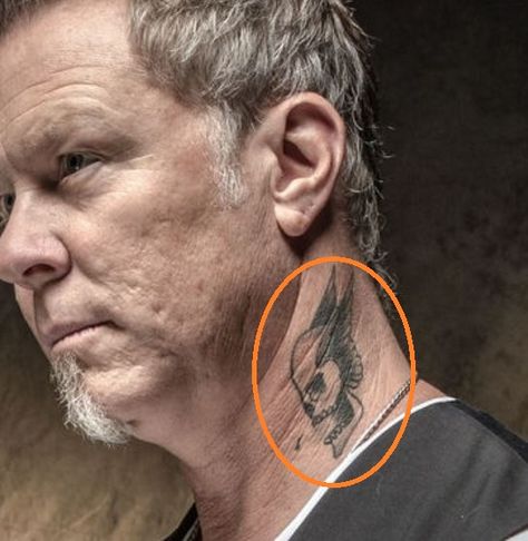 James Hetfield’s 26 Tattoos & Their Meanings | Body Art Guru James Hetfield Tattoo, Heavy Metal Tattoo, Metallica Tattoo, James Metallica, Arte Heavy Metal, Best Neck Tattoos, Rock Tattoo, Cactus Tattoo, M Tattoos