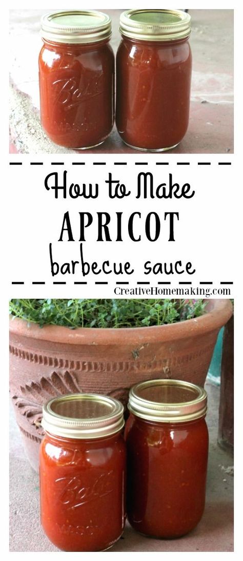 Recipe for the best apricot barbecue sauce. Easy recipe for beginning canners. This tangy barbecue sauce goes great with chicken and pork. Step by step canning instructions included. Canning Apricots, Apricot Bbq Sauce, Barbecue Dinner, Chicken Barbecue, Best Barbecue Sauce, Pressure Canning Recipes, Apricot Recipes, Canning Recipe, Barbecue Sauce Recipes