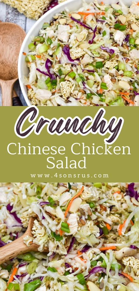 Ramen Chinese Chicken Salad, Chinese Chicken Salad Damn Delicious, Asian Chicken Salad With Ramen Noodles, Chicken Ramen Noodle Salad Recipes, Chinese Salad With Ramen Noodles, Chinese Chicken Salad With Ramen Noodles, Chicken Salad With Ramen Noodles, Ramen Chicken Salad, Best Chinese Chicken Salad