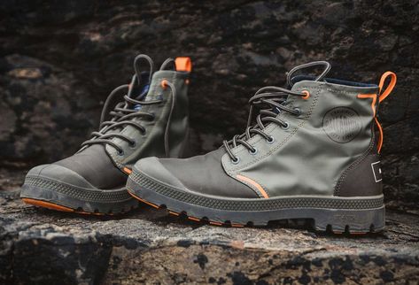 Palladium Boots Outfit, Palladium Boots, Adventure Boots, Comfy Boot, Style Sportif, Mens Khakis, Dry Bag, Sneakers Men Fashion, Boots And Sneakers