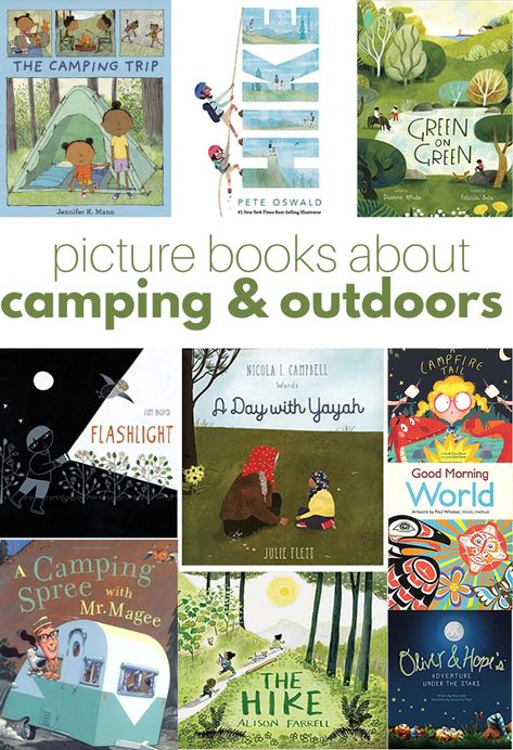 Camping Books Preschool, Camping Books For Kids, Preschool Classrooms, Wordless Picture Books, Camping Books, Kid Books, Read Aloud Books, About Friendship, Living Books