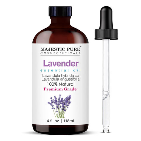 MAJESTIC PURE Lavender Oil; blend of two (2) pure lavender oil; Lavandula angustifolia from Bulgaria and Lavandula hybrida from France; steam distilled; Therapeutic grade; Packaged in USA Aroma: Best sampled on a test strip or tissue to allow the aroma to breathe, evolve and open up; top note with a strong aroma, it has a rich floral scent that is somewhat fruitier, mellower and less camphoraceous; Lavender oil is known to be helpful in soothing the mind and body when used in aromatherapy Tired Eyes Remedy, Selling Products On Amazon, Lavender Benefits, Top Selling Products, Aromatherapy Massage, Aromatic Plant, Carrier Oil, Lavandula Angustifolia, Holistic Medicine