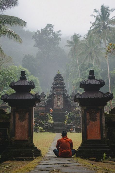 Reconnect with yourself in Bali. Enjoy yoga retreats, serene beaches, and spiritual temples on a solo journey. 🧘‍♀️🌴 #SoloTravel #BaliBliss #MindfulWanderlust Bali Beach, Bali Spiritual, Indonesia Temple, Temple Bali, Bali Honeymoon, Yoga Photography, Honeymoon Travel, Lombok, Yoga Retreat