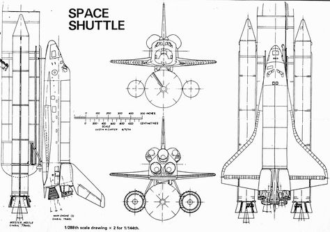 Space Shuttle Blueprint - Download free blueprint for 3D modeling Sea Dragon Rocket, Blueprint For 3d Modeling, Space Shuttle Challenger, Magic Keyboard, Space Rocket, Hubble Space, Sea Dragon, Mickey Y Minnie, Spaceship Design