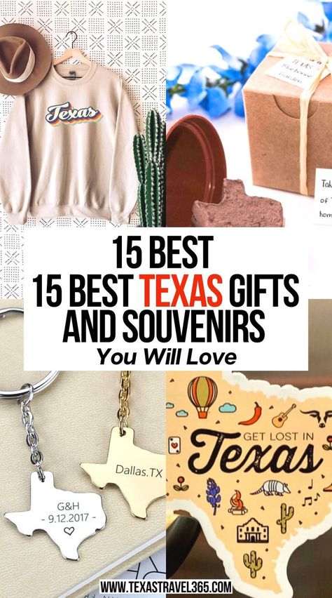 15 Best Texas Gifts And Souvenirs You Will Love Texas Souvenirs Ideas, Welcome To Texas Gift Basket, Texas Gift Basket Ideas, Texas Gifts Ideas, Texas Gift Basket, Texas Themed Gifts, Texas Party, Texas Theme, Southwest Travel