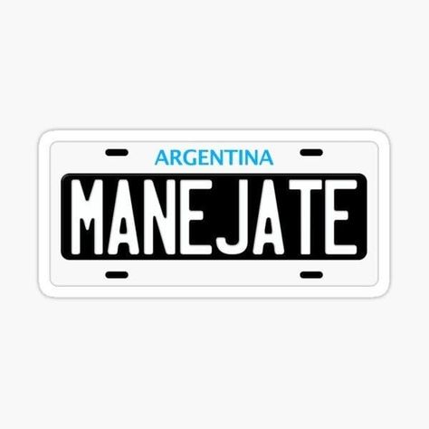 Aesthetic Stickers Random, Stickers Argentina, Stikers Aesthetic, Argentina Sticker, Licence Plate, Travel Stickers, Meme Stickers, Design Sticker, Cool Stickers