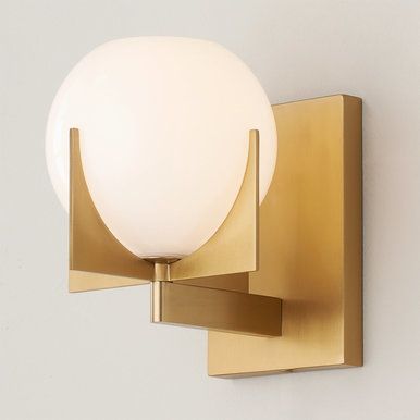 Modern & Contemporary Bathroom Lighting - Shades of Light Contemporary Bathroom Lighting, Contemporary Wall Lights, Mid Century Modern Bathroom, Bathroom Lights, Mid Century Bathroom, Contemporary Wall Sconces, Mid Century Modern Interiors, Wall Lighting Design, Bathroom Sconces