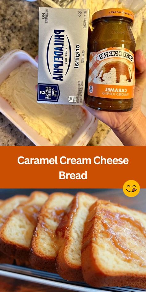 Discover the ultimate comfort dessert with our Caramel Cream Cheese Bread recipe! This delectable treat combines creamy cheese, sweet caramel, and aromatic spices for a mouthwatering experience. Perfect for brunches, gatherings, or indulgent snacking, this bread is easy to make and impossible to resist. With simple ingredients like flour, sugar, butter, cream cheese, and eggs, it's a... Caramel Cream Cheese Bread, Cheesecake Flavors, Cream Cheese Bread, Cheese Bread Recipe, Cheese Buns, Dessert Alternatives, Comfort Desserts, Caramel Cream, Dessert Recipies